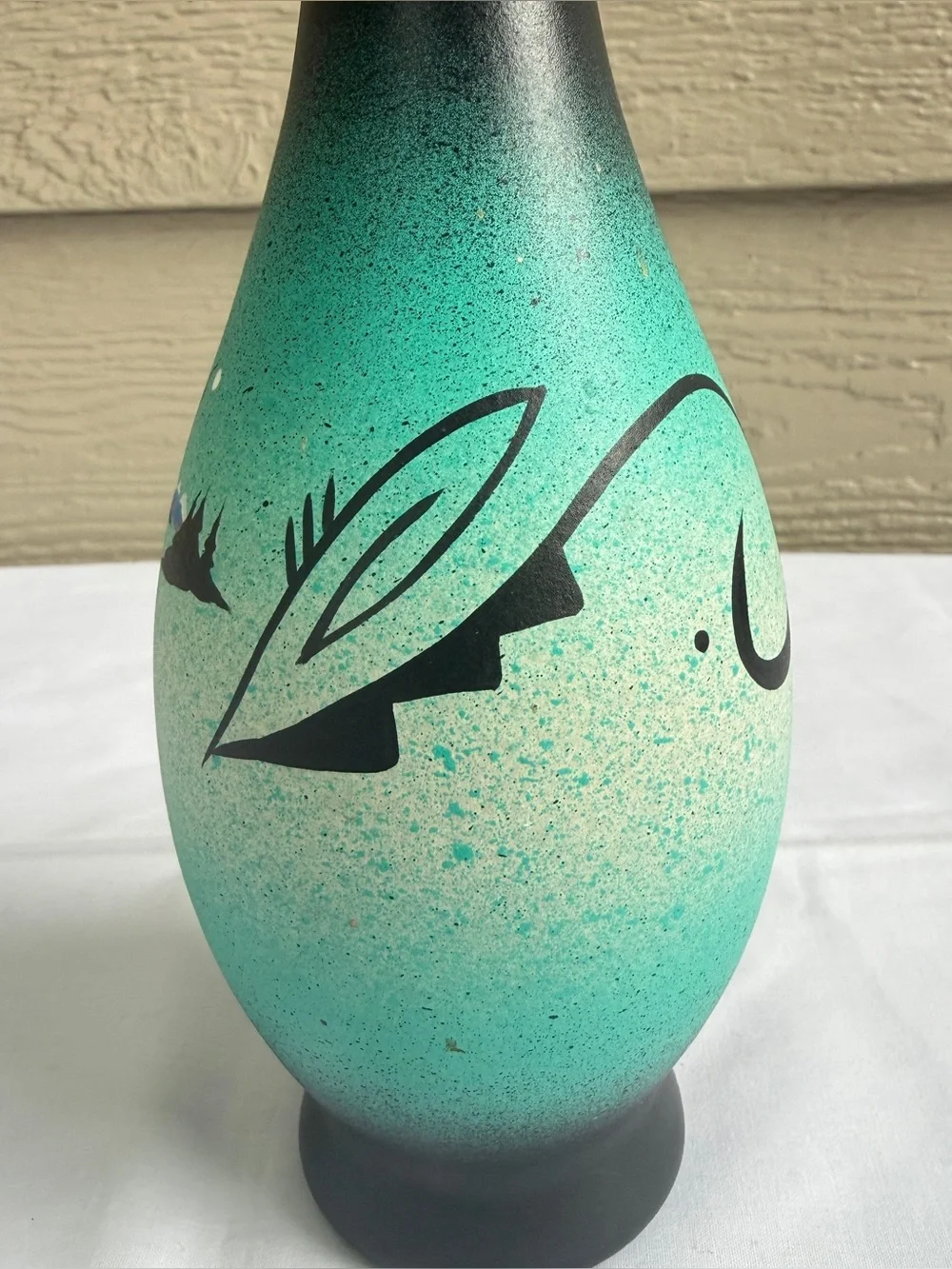 Pottery Navajo Native American Hand Painted Bud Vase 9